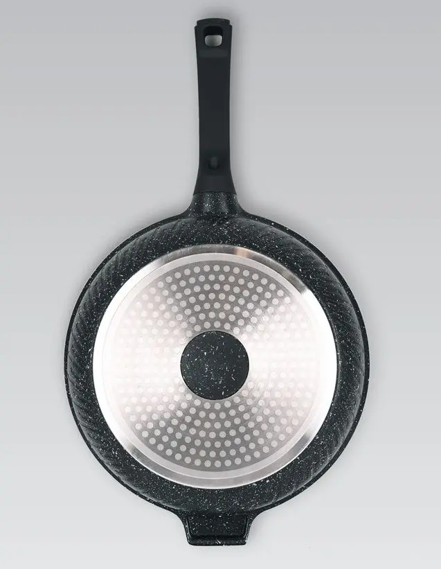 Tigaie cu capac Maestro Mr-1226-28 28cm (Black) - 4