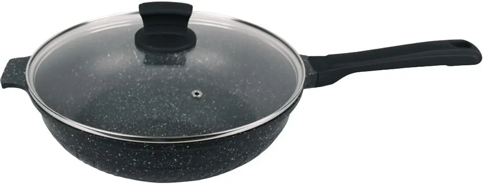 Tigaie cu capac Maestro Mr-1226-28 28cm (Black)