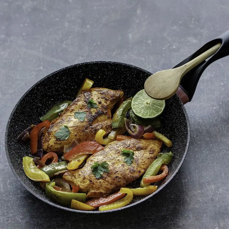 Сковорода Metalac Granit 24cm (Black)