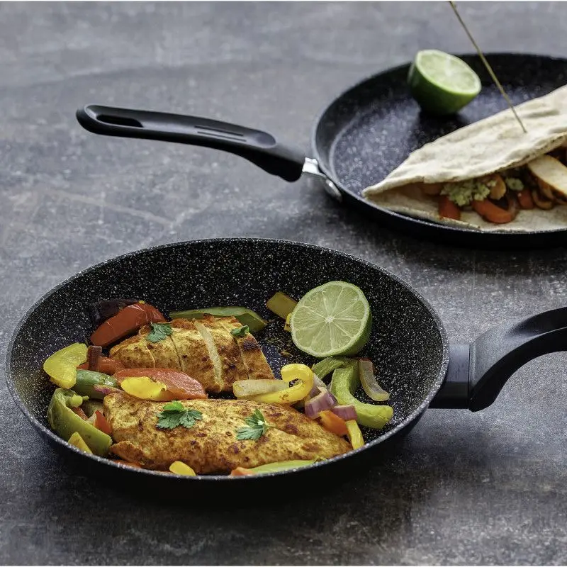 Сковорода Metalac Granit 28cm (Black)