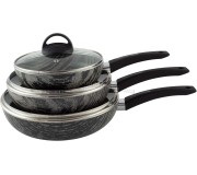 Set de tigaie Officina Della Cucina Italiana Marea (Black)