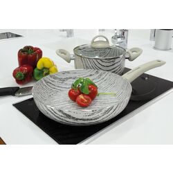 Tigaie Officina Della Cucina Italiana Duna 40020 24cm (Cream/Gray) Thumb