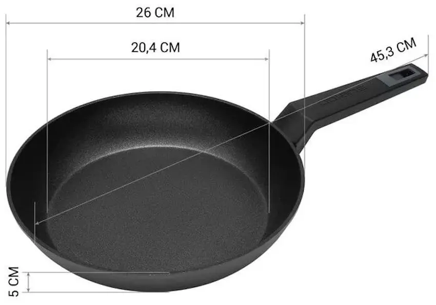 Сковорода Polaris Graphit-26F (Black)