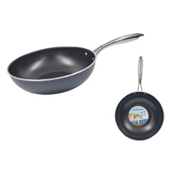 Сковорода-вок Ravelli Salutella Iseo 37825 (Black) Thumb