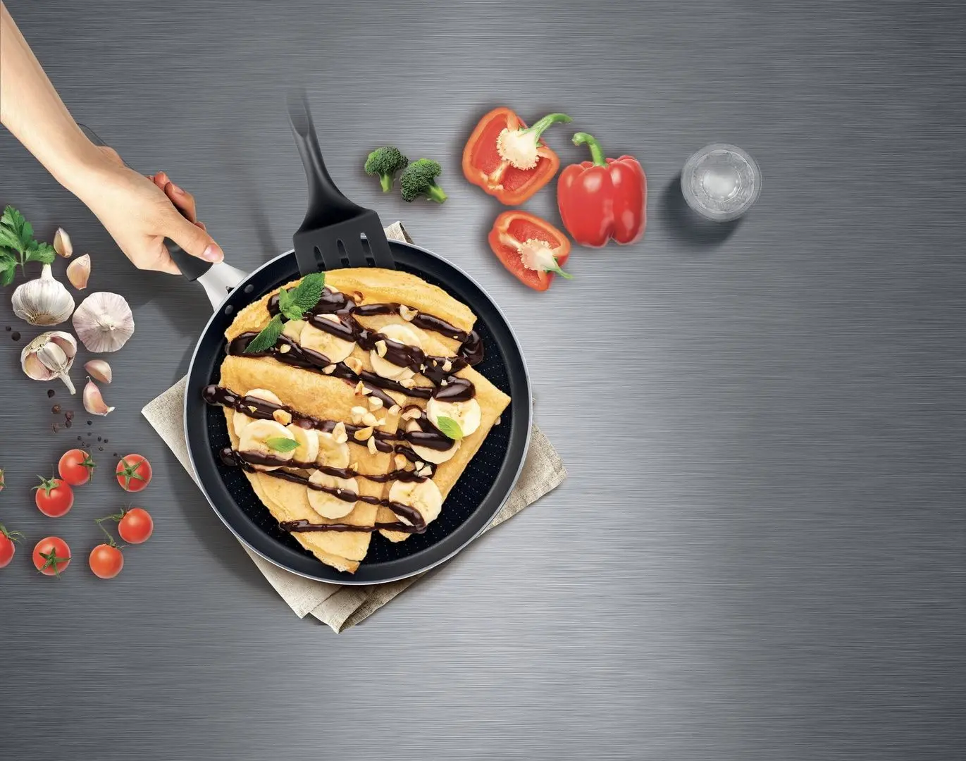 Tigaie pentru clatite Tefal XL Force C3851053 (Black)