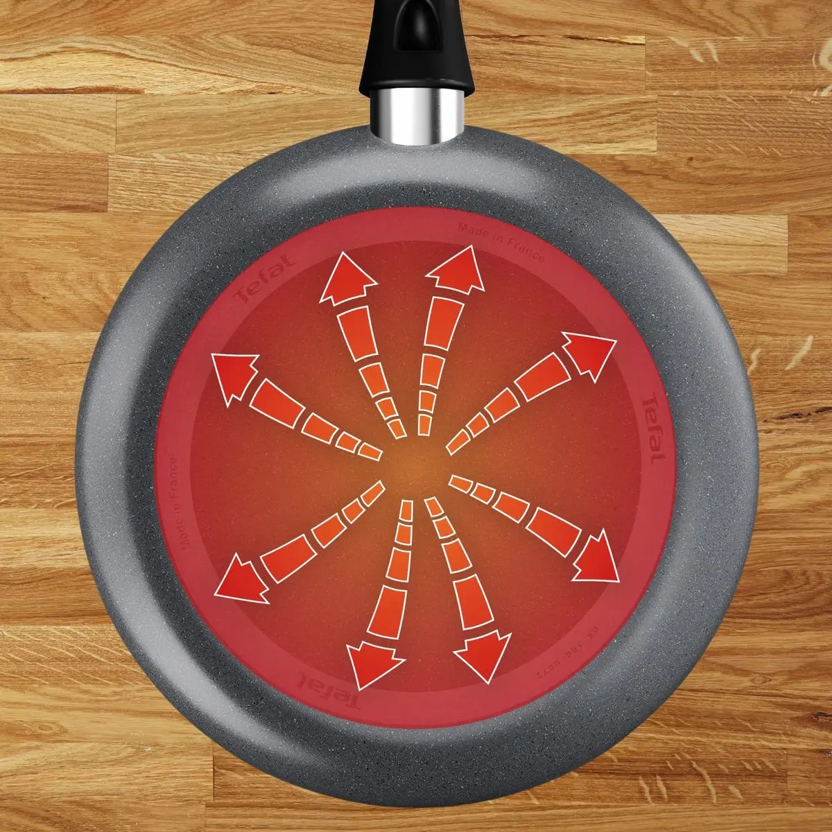 Tigaie Tefal Hard Stone D4560632 (Grey)