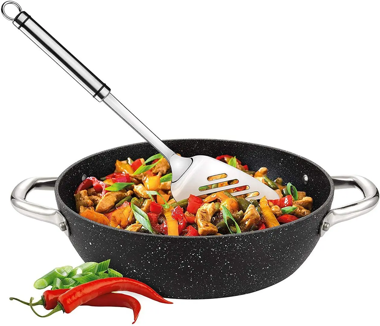 Tigaie cu capac Tescoma President Stone 780352 (Black)