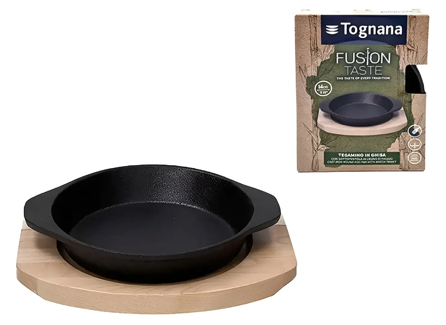 Tigaie Tognana Fusion Taste 14cm (Black)
