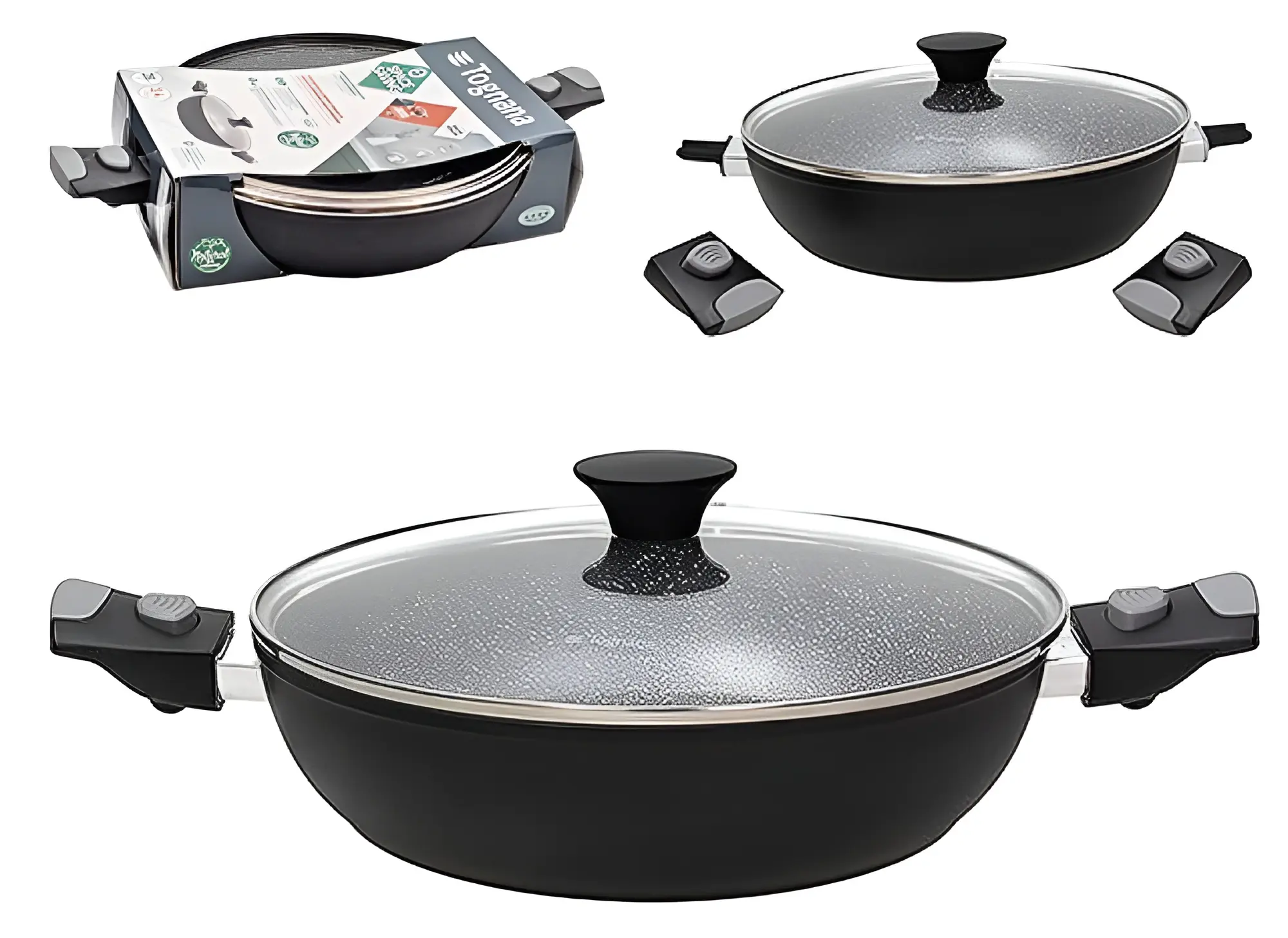Сковорода Tognana Space Saving 55920 (Black) - 2