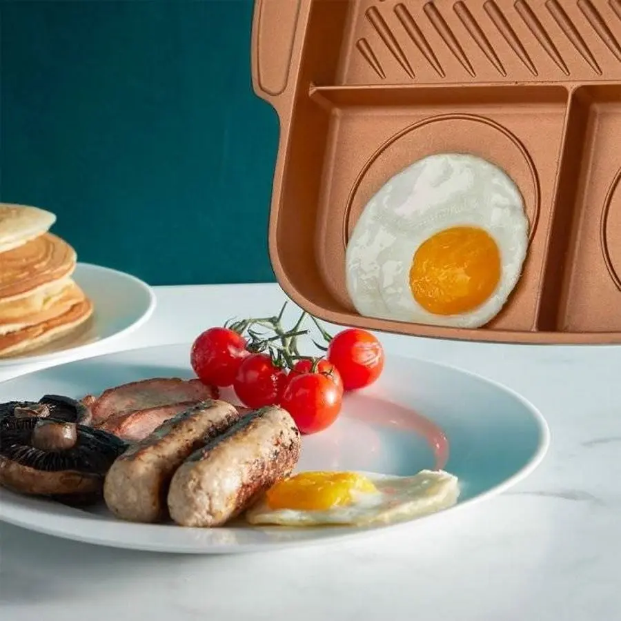 Tigaie 4in1 VonShef 9000039 (Grey/Copper)