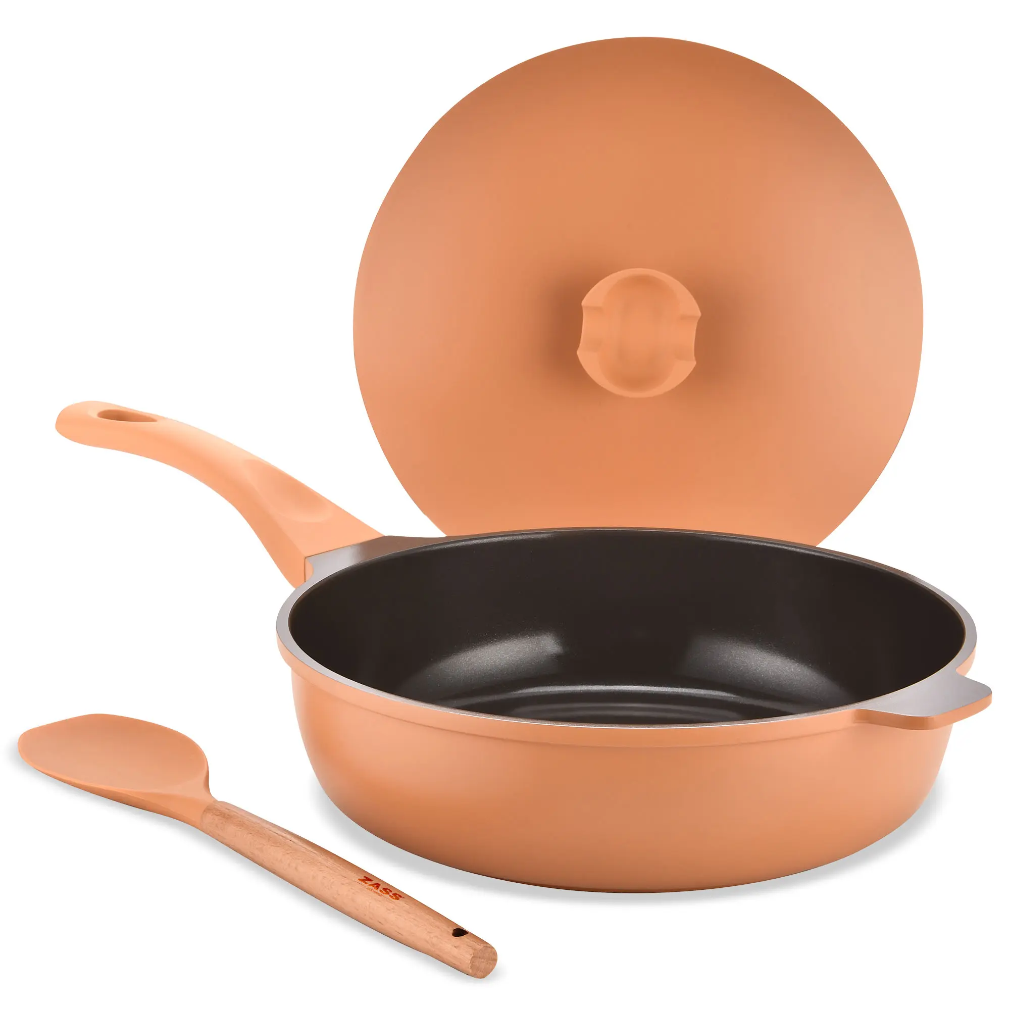 Сковорода Zass ZG-ACS 07 (Terracotta) - 3