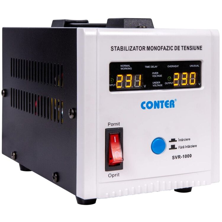 Стабилизатор напряжения Conter SVR 1000 AVR (Black/White) купить в ...
