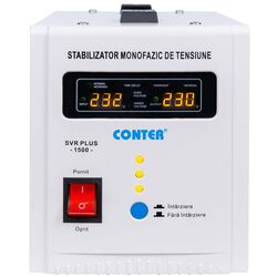 Stabilizator de tensiune Conter SVR PLUS 1500 VA (White) Thumb