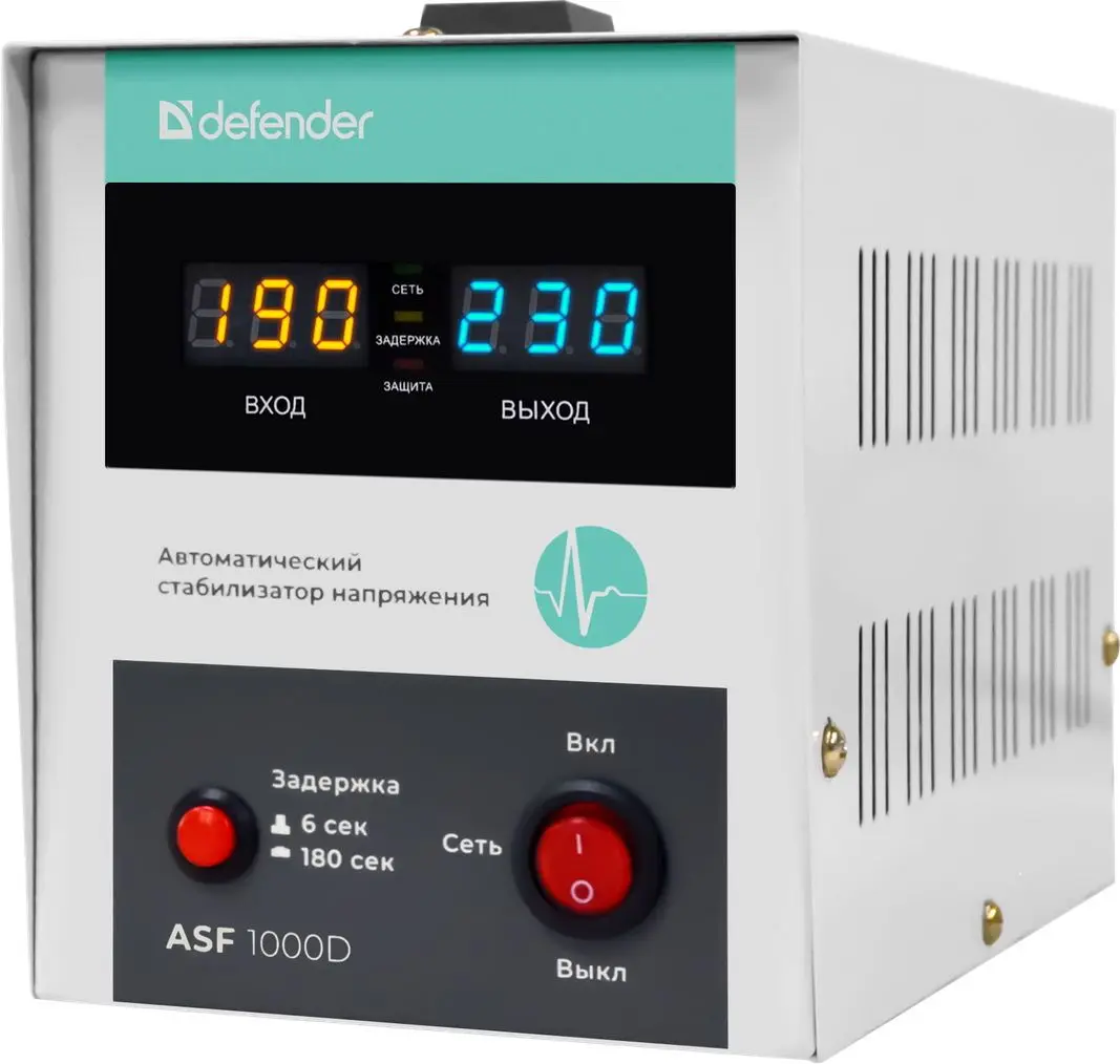 Stabilizator de tensiune Defender ASF 1000D (White)