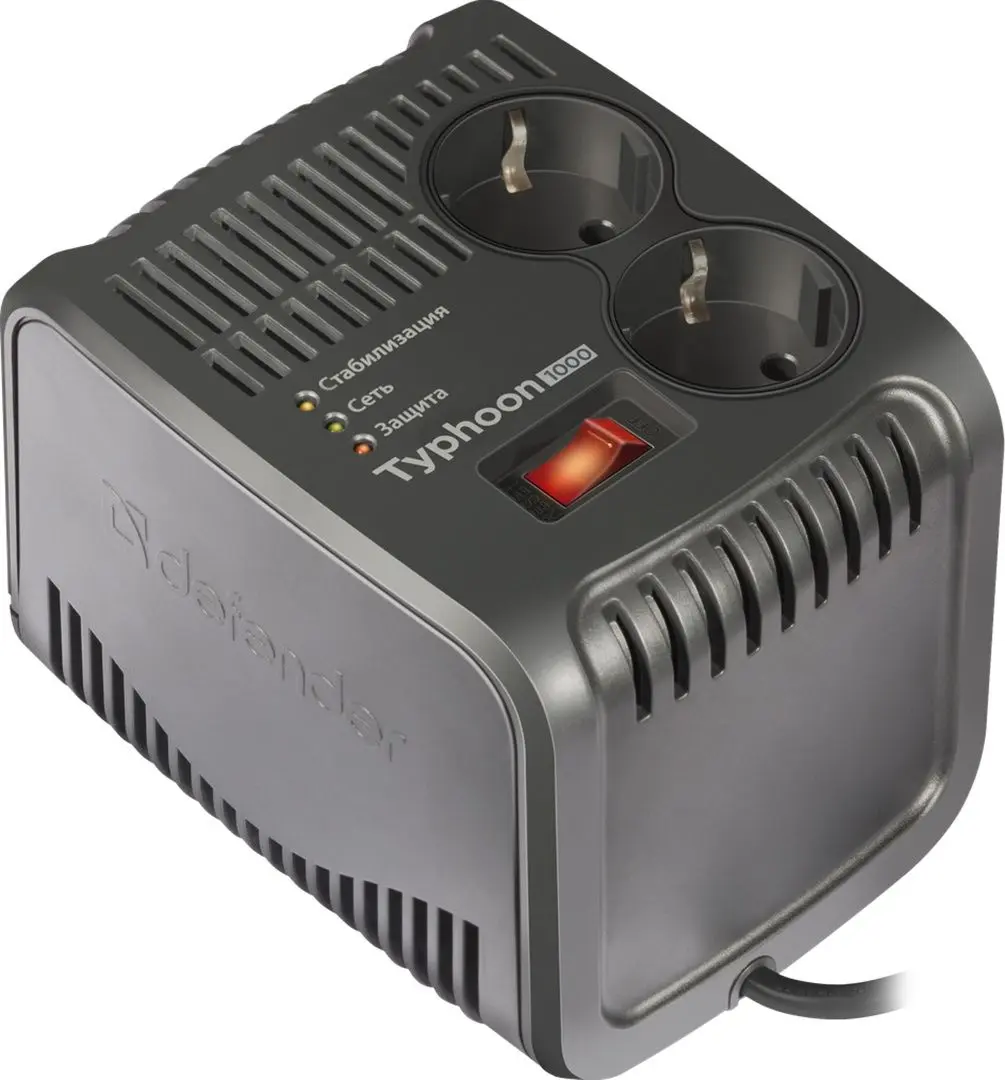 Stabilizator de tensiune Defender AVR Typhoon 1000 (Black)