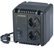 Stabilizator de tensiune EnerGenie EG-AVR-1001 (Black)