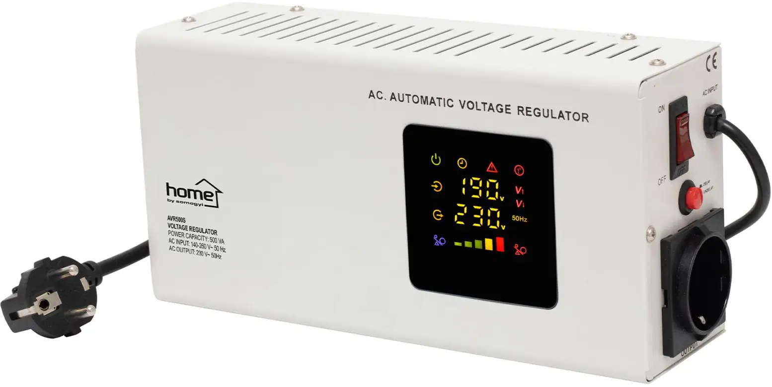 Stabilizator de tensiune Home AVR500S (White)