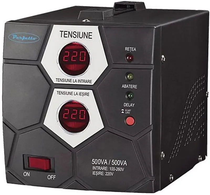 Stabilizatoar de tensiune Perfetto DVR-500 VA