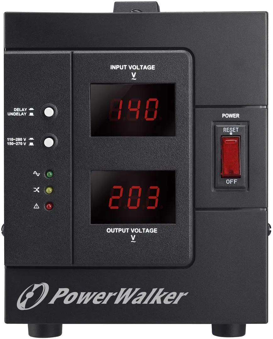 Stabilizator de tensiune PowerWalker AVR 2000 SIV (Black)