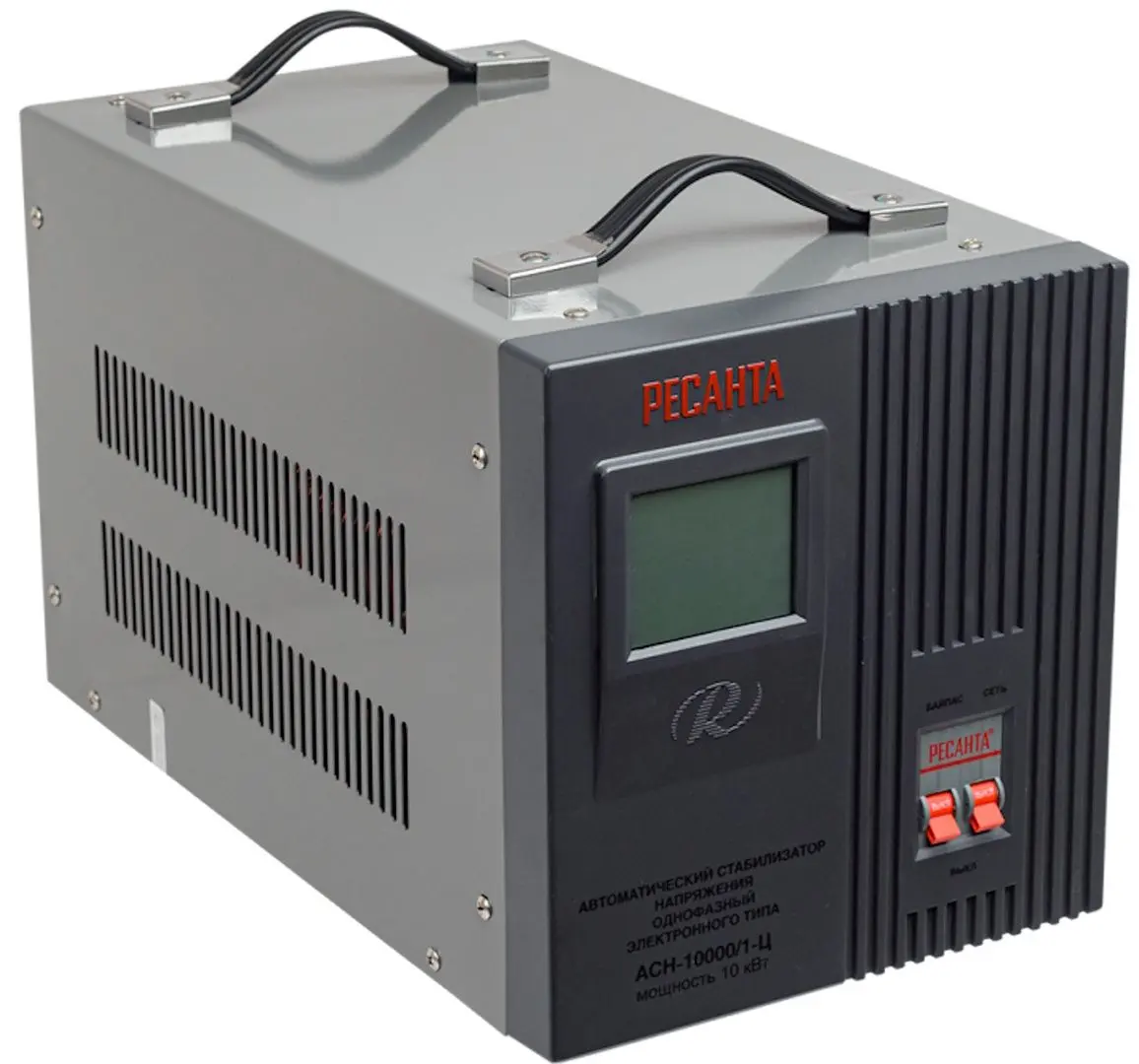 Стабилизатор напряжения Resanta ACH-10000/1-Ц (Grey)