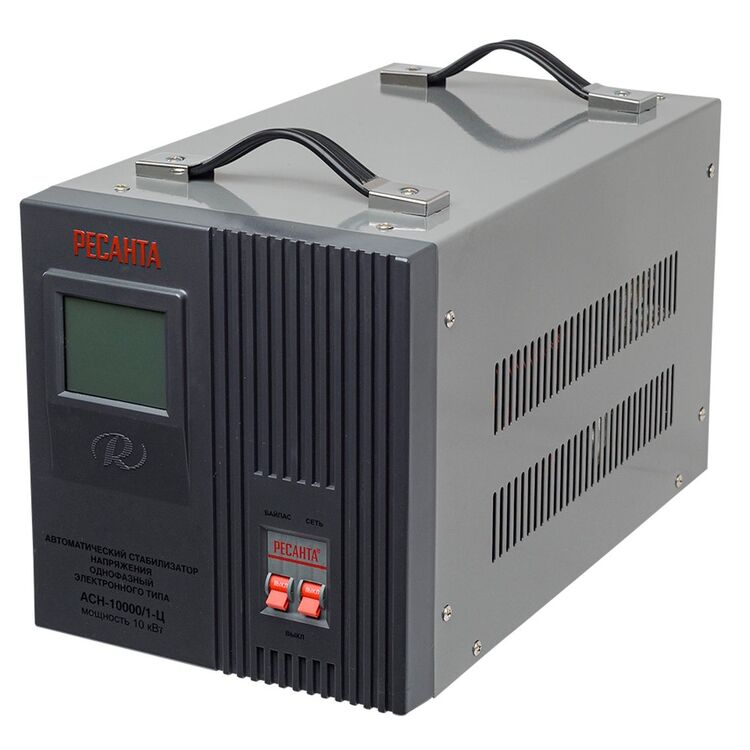 Стабилизатор напряжения Resanta ACH-10000/1-Ц (Grey)
