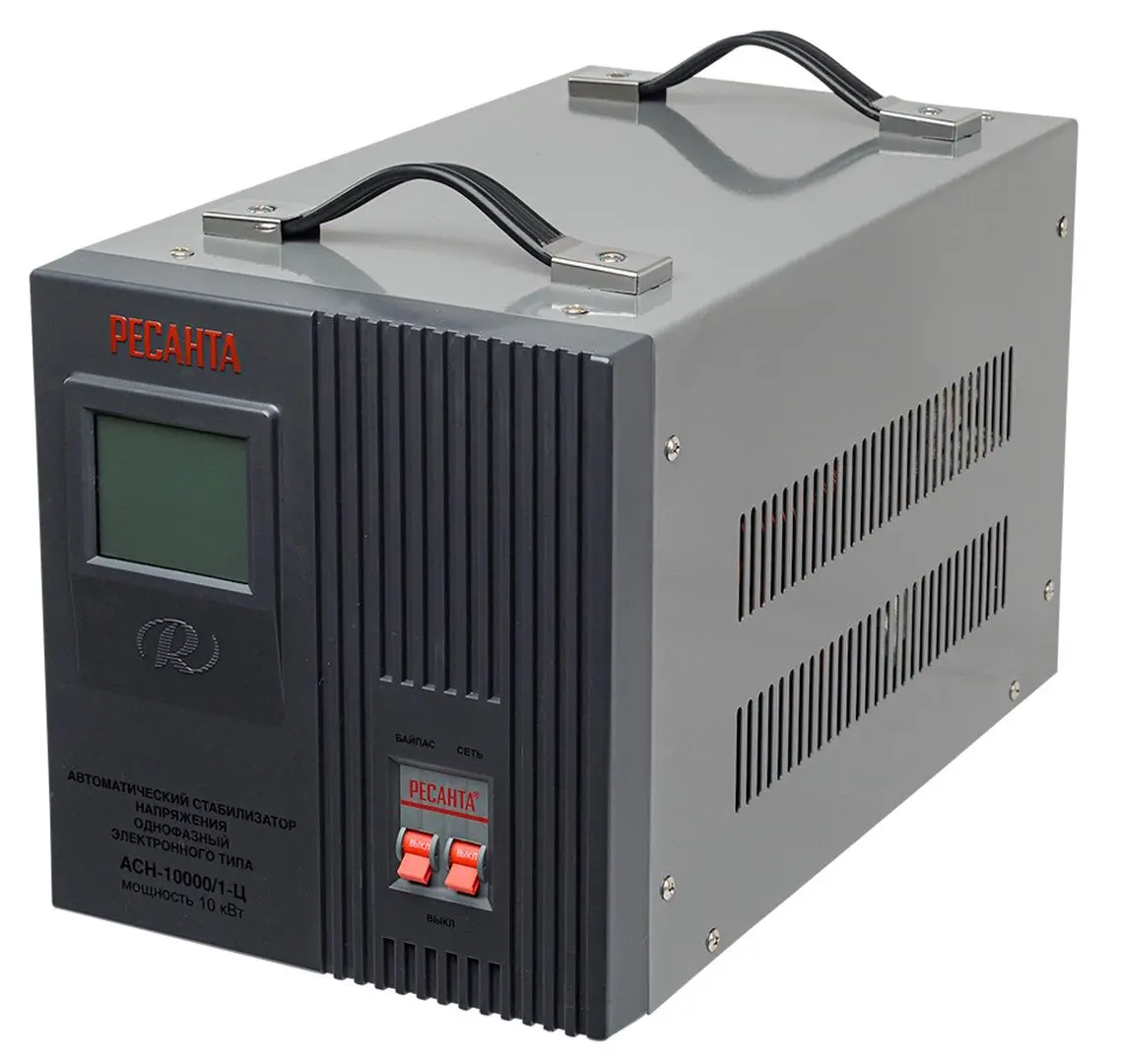 Стабилизатор напряжения Resanta ACH-10000/1-Ц (Grey)