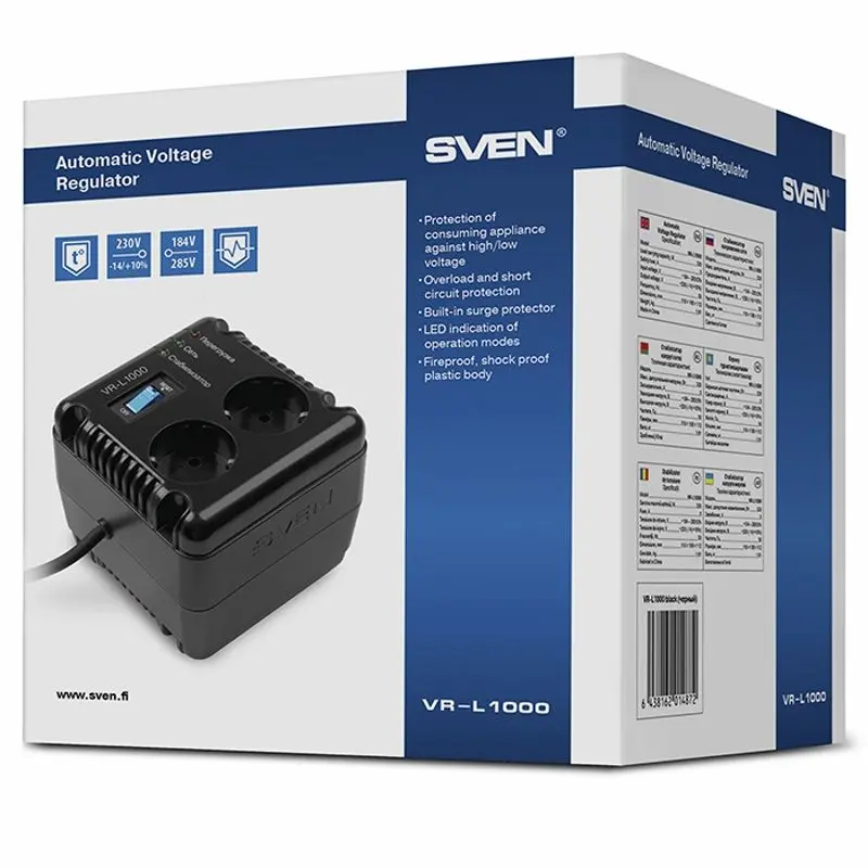 Filtru de retea-prelungitor Sven VR-L1000 - 4