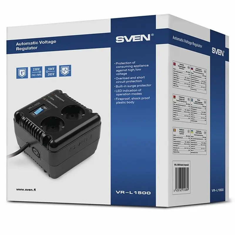 Stabilizator de tensiune Sven VR-L1500 - 2