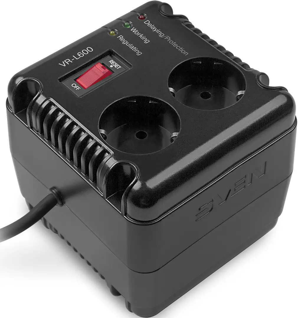 Stabilizator de tensiune Sven VR-L600 (Black) - 2
