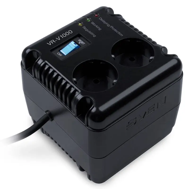 Stabilizator de tensiune Sven VR-V1000 (Black) - 2