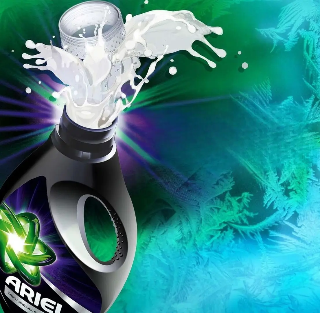 Detergent lichid Ariel Vibrant Bright Blacks 1.595L