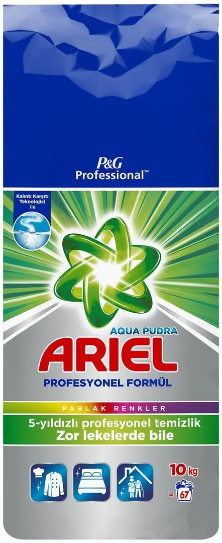 Praf de spalat Ariel Professional Formula Aqua Pudra 10 kg