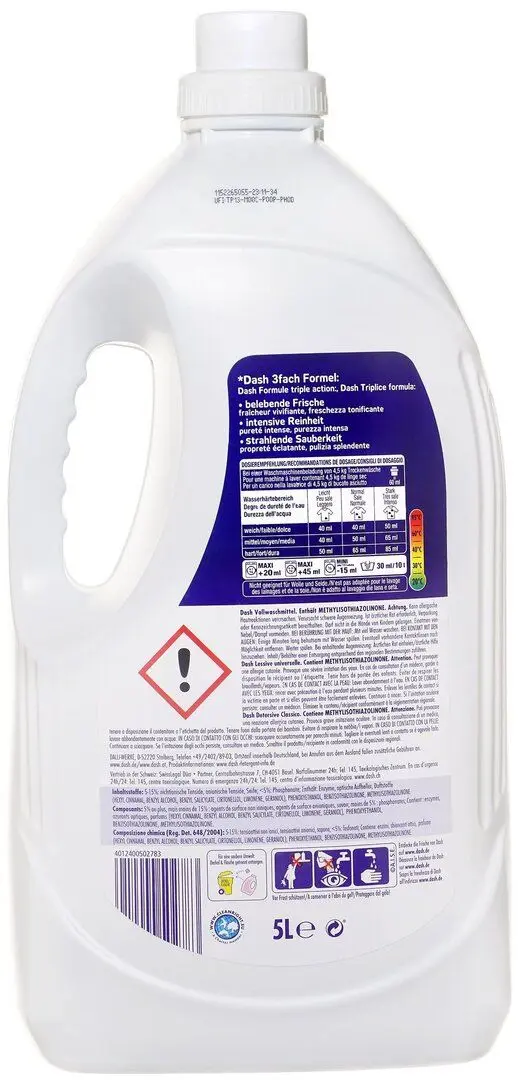 Гель для стирки Dash Alpen Frische 5L