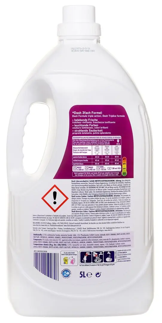 Гель для стирки Dash Color Frische 5L