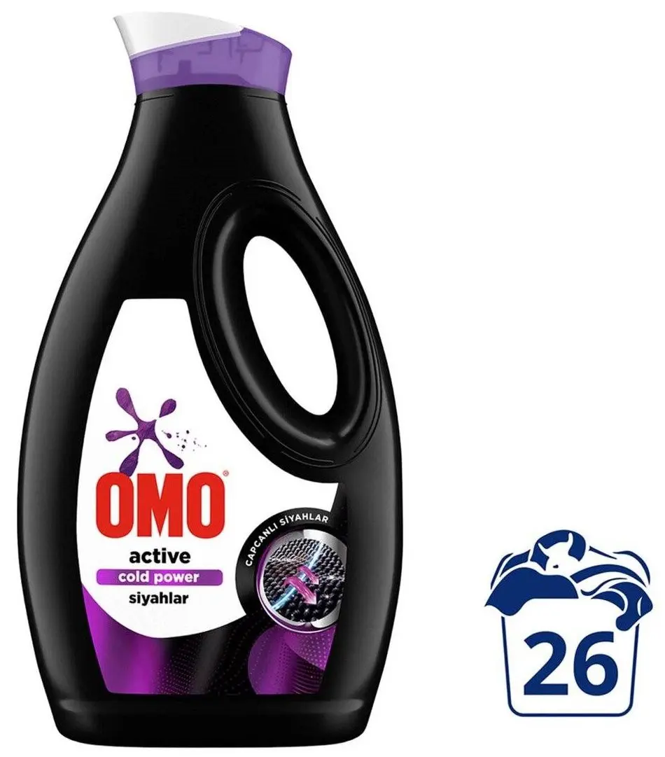 Гель для стирки Omo Active Cold Power Blacks 1.69L