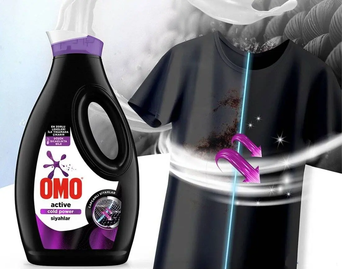 Гель для стирки Omo Active Cold Power Blacks 1.69L