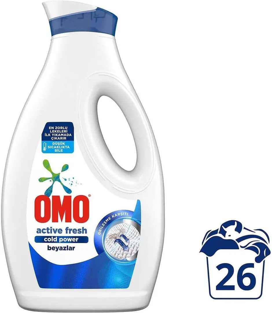 Гель для стирки Omo Active Fresh Cold Power White 1.69L