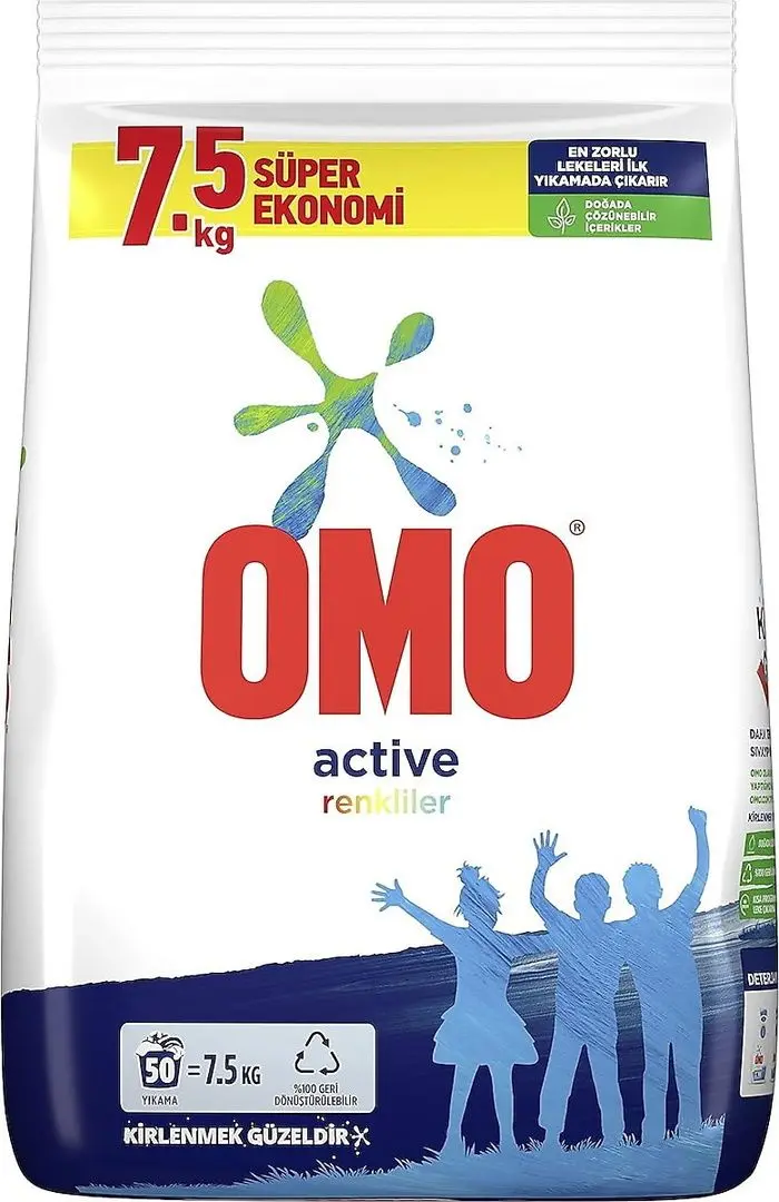 Praf de spalat Omo Active Renkliler 7.5kg