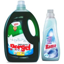 Комплект для стирки Pergel Extra Power Universal 3L + Garchem Ramo 1L