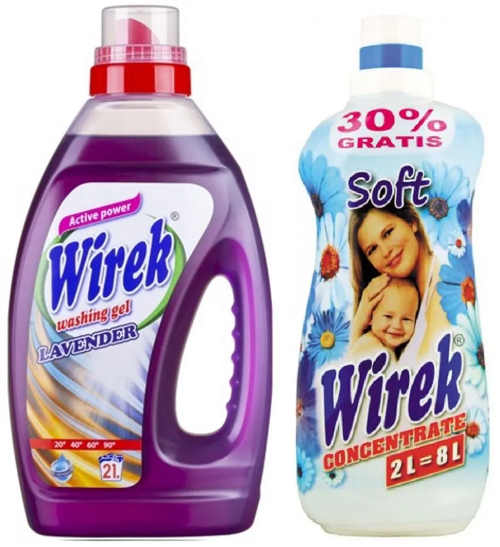 Комплект для стирки Wirek Lawendowy 1L+Soft 2L