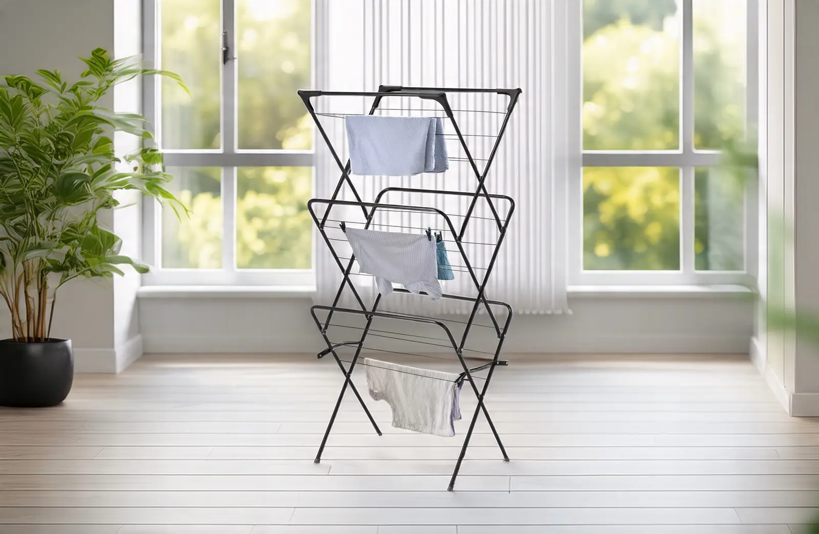 Сушилка для белья Chomik BAN1150 (Black) - 3