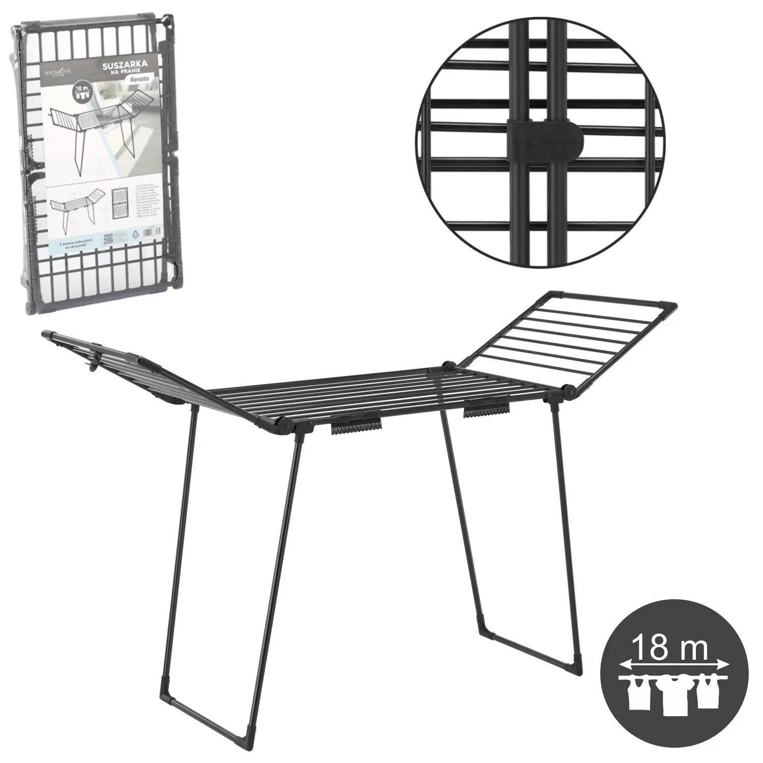 Сушилка для белья Chomik TAD7581 (Black) - 3