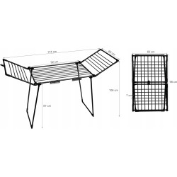 Сушилка для белья Chomik TAD7581 (Black) Thumb