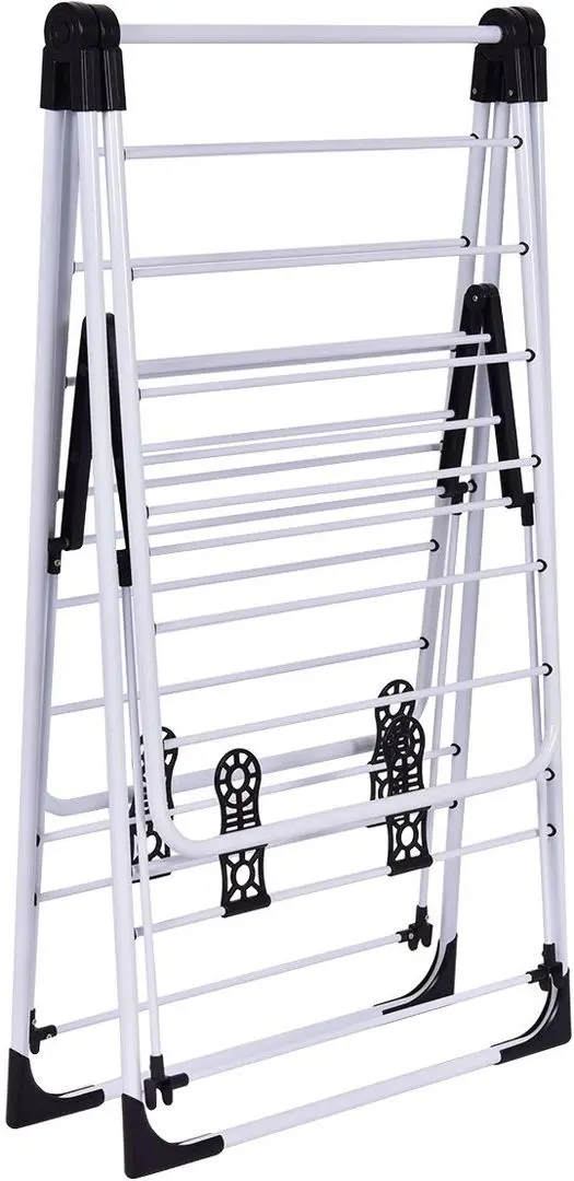 Uscator de rufe Costway HW53986 (White/Black)