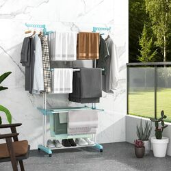 Uscator de rufe Costway JZ10165BL (Grey/Blue) Thumb