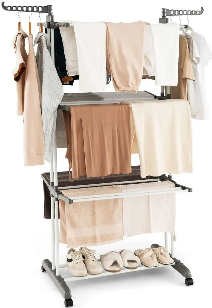 Uscator de rufe Costway JZ10165HS (Grey/Silver)