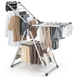 Сушилка для белья Costway JZ10187 (Grey/Silver) Thumb