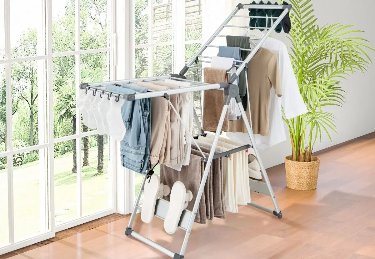 Сушилка для белья Costway JZ10187 (Grey/Silver)