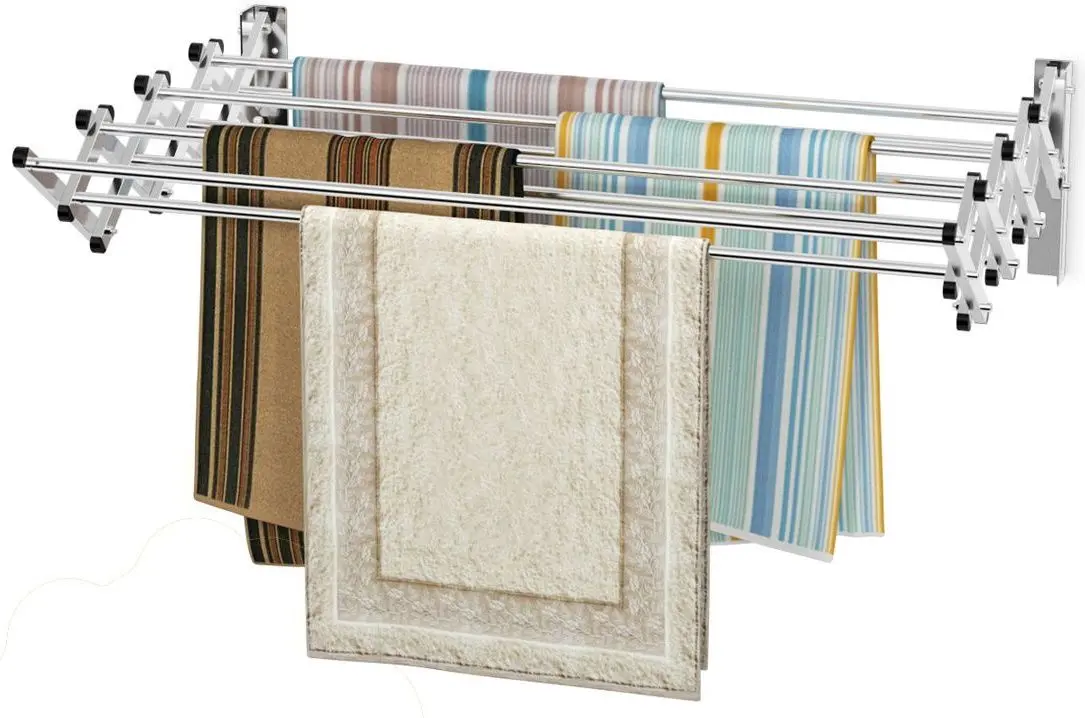 Сушилка для белья настенная Costway HW71324 (Silver)