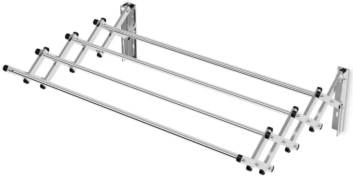 Сушилка для белья настенная Costway HW71324 (Silver)